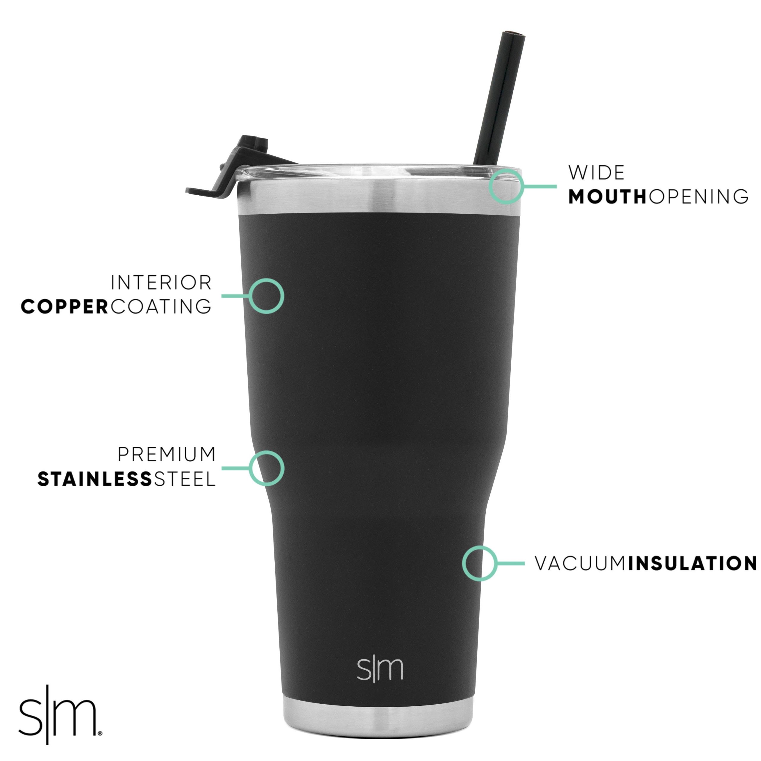 Collegiate Cruiser Tumbler with Flip Lid and Straw - Image 2