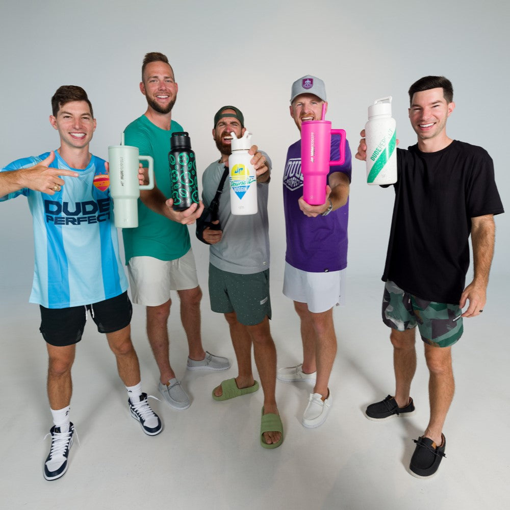 Dude Perfect Summit Water Bottle with Straw Lid - Image 3