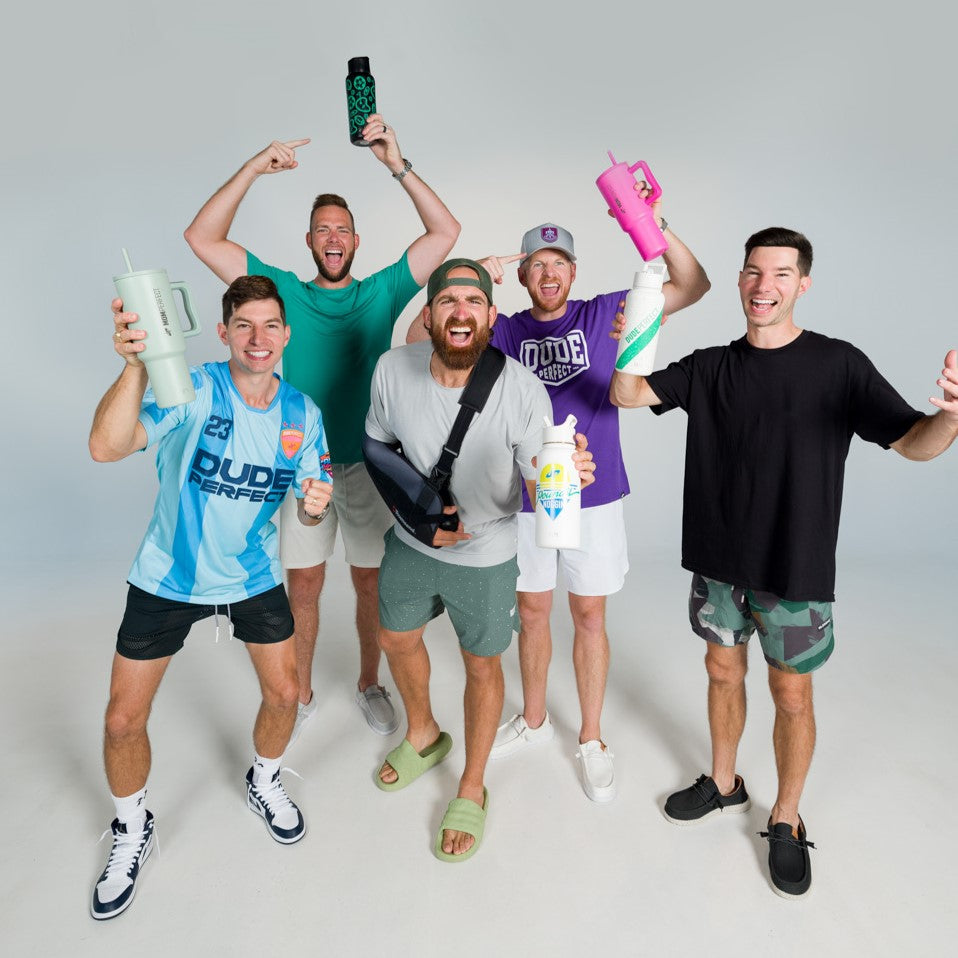 Dude Perfect Summit Water Bottle with Straw Lid - Image 4
