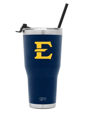 Collegiate Cruiser Tumbler with Flip Lid and Straw