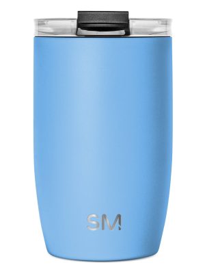 Voyager Tumbler with Clear Flip Lid & Straw