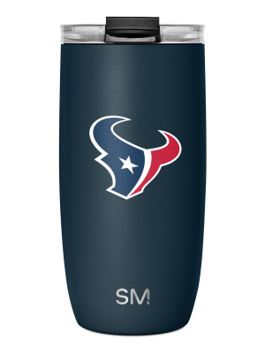 NFL Voyager Tumbler with Clear Flip Lid & Straw