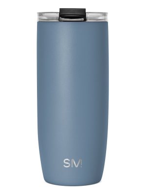 Voyager Tumbler with Clear Flip Lid & Straw