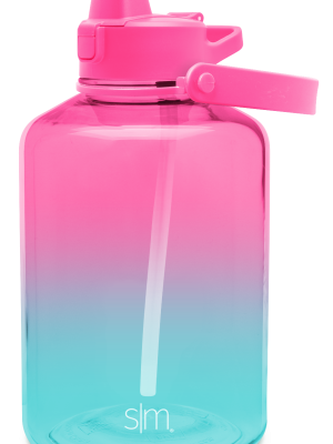 Plastic Summit With Simple Flip Silicone Straw Lid