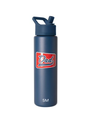 Summit Water Bottle with Straw Lid