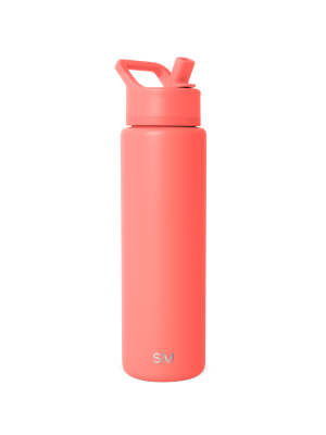 Summit Water Bottle with Straw Lid