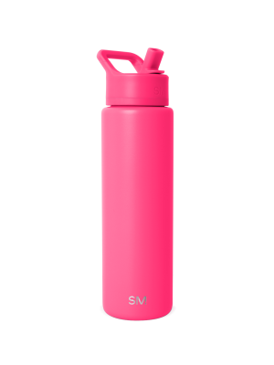 Summit Water Bottle with Straw Lid