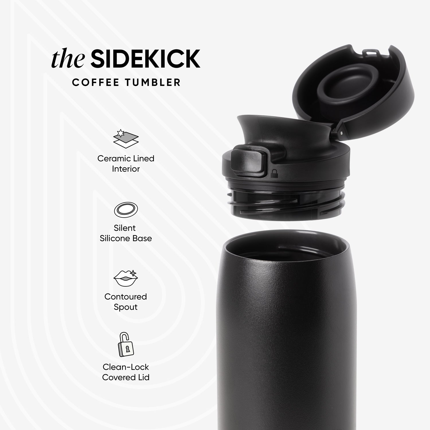 Sidekick Tumbler - 16oz - Soft Denim - Image 4